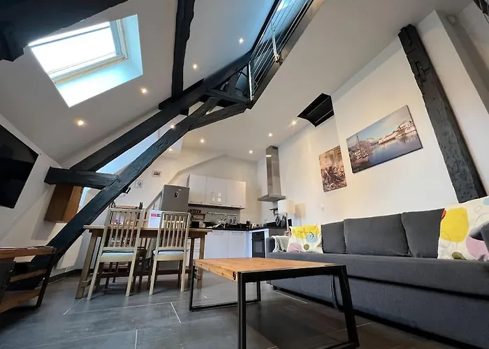 Le Jeannin, Magnifique Duplex 6 Prs - Centre Historique De Apartamento *